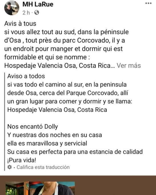 Potrero  Hospedaje Valencia Osa, Cr מראה חיצוני תמונה